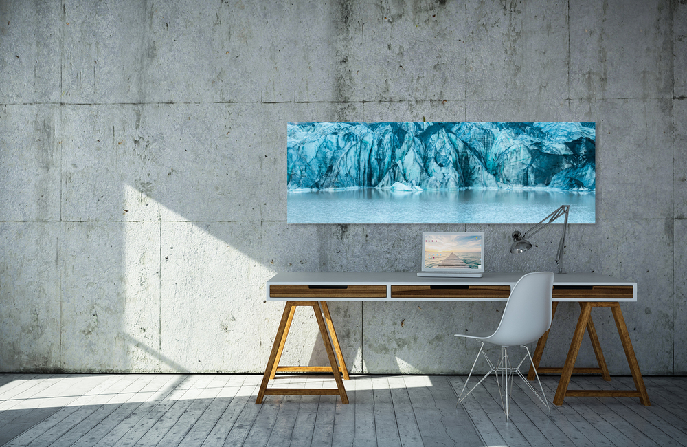 gletscher &ndash; Akustikbilder und Schallabsorber von SCHALLSAUGER&reg;