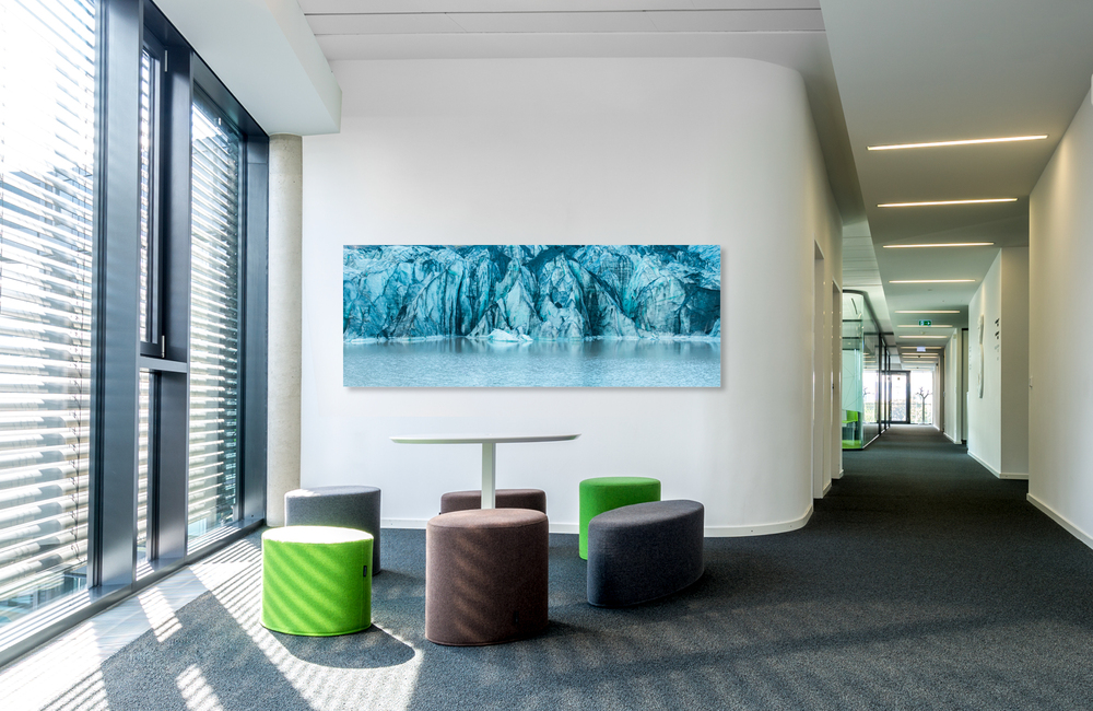 gletscher &ndash; Akustikbilder und Schallabsorber von SCHALLSAUGER&reg;