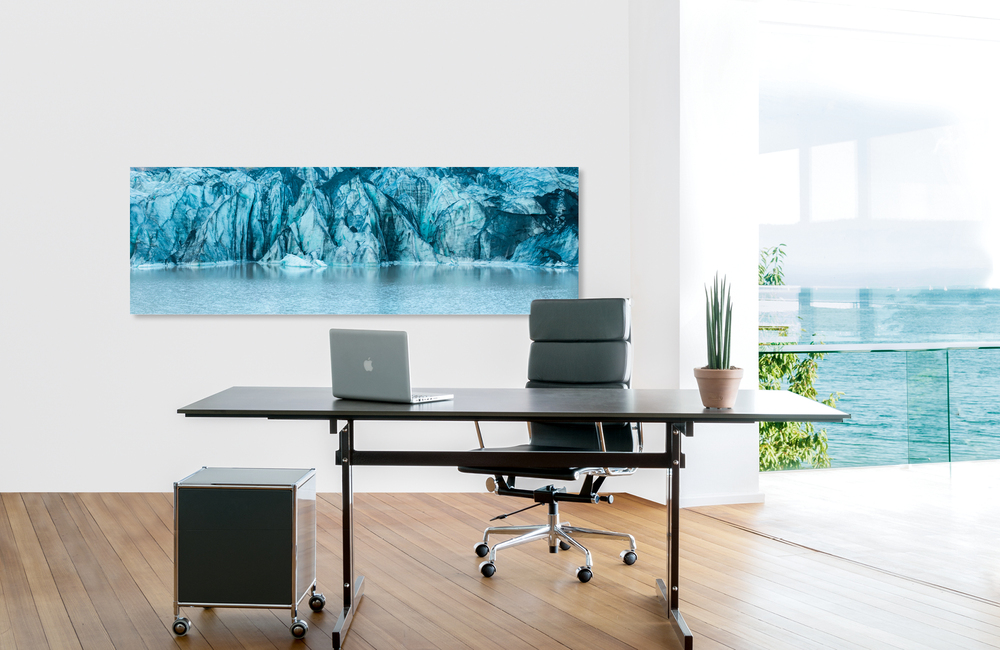 gletscher &ndash; Akustikbilder und Schallabsorber von SCHALLSAUGER&reg;