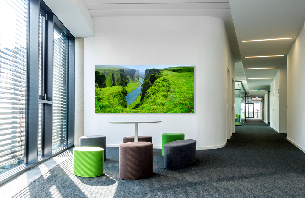 kirkjub&aelig;jar klaustur &ndash; Akustikbilder und Schallabsorber von SCHALLSAUGER&reg;