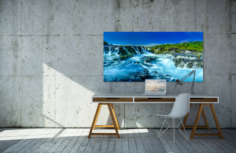 bruarfoss &ndash; Akustikbilder und Schallabsorber von SCHALLSAUGER&reg;