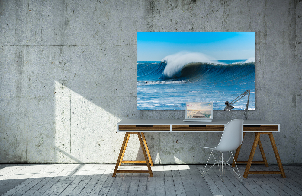 meereswelle &ndash; Akustikbilder und Schallabsorber von SCHALLSAUGER&reg;