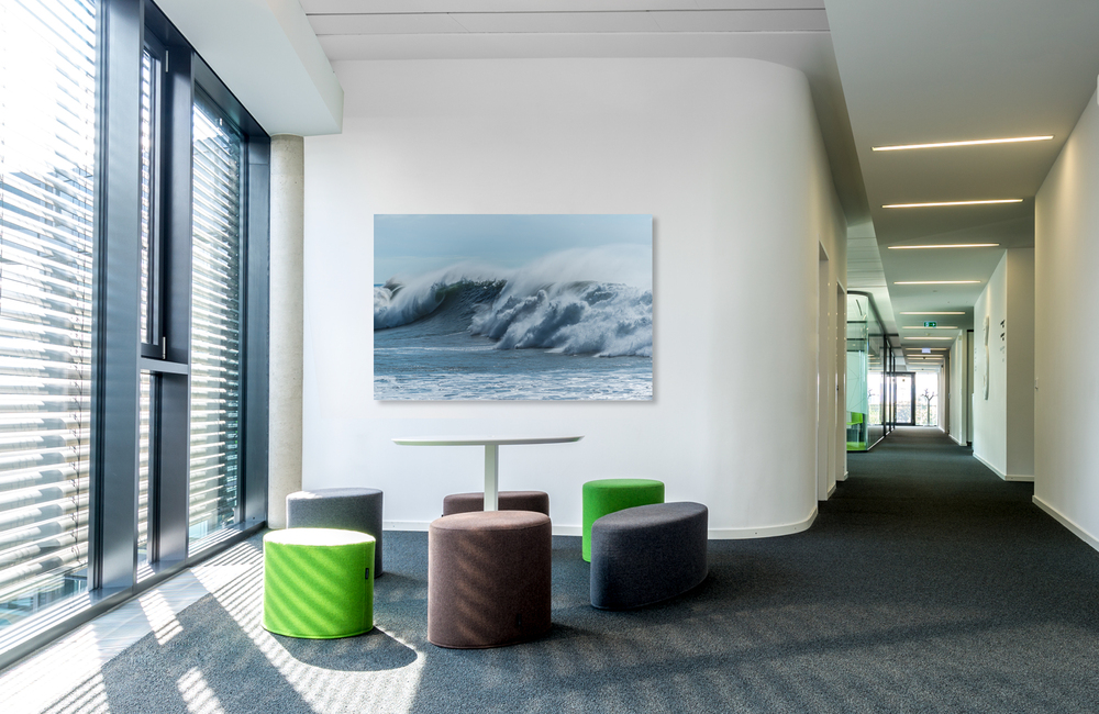 meeres welle 2 &ndash; Akustikbilder und Schallabsorber von SCHALLSAUGER&reg;