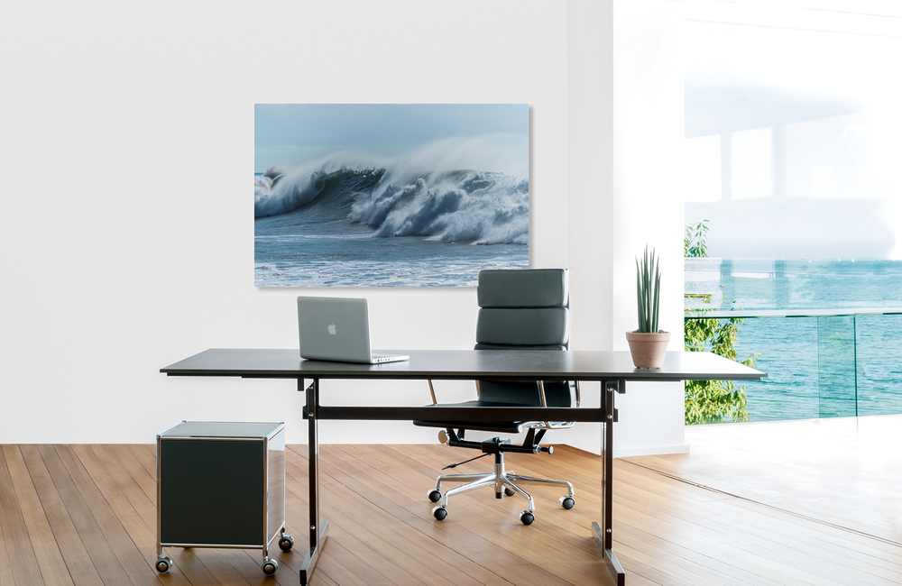 meeres welle 2 &ndash; Akustikbilder und Schallabsorber von SCHALLSAUGER&reg;