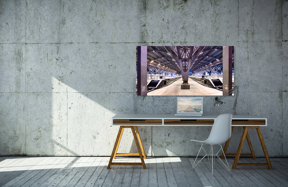 leipzig bahnhof &ndash; hochaufl&ouml;sende Fotos und Motive f&uuml;r Akustikbilder