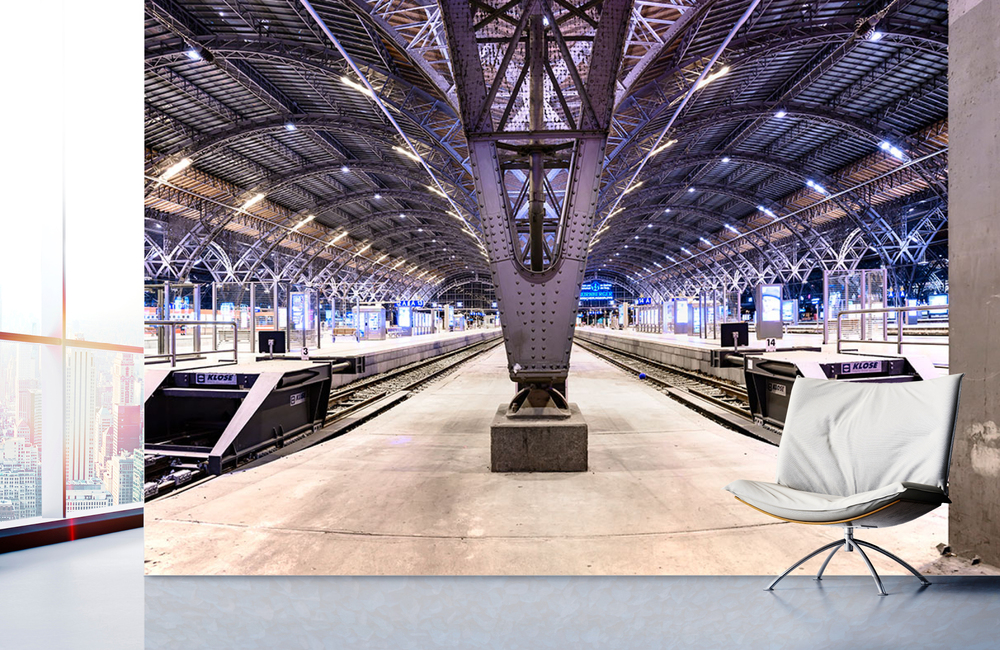 leipzig bahnhof &ndash; hochaufl&ouml;sende Fotos und Motive f&uuml;r Akustikbilder