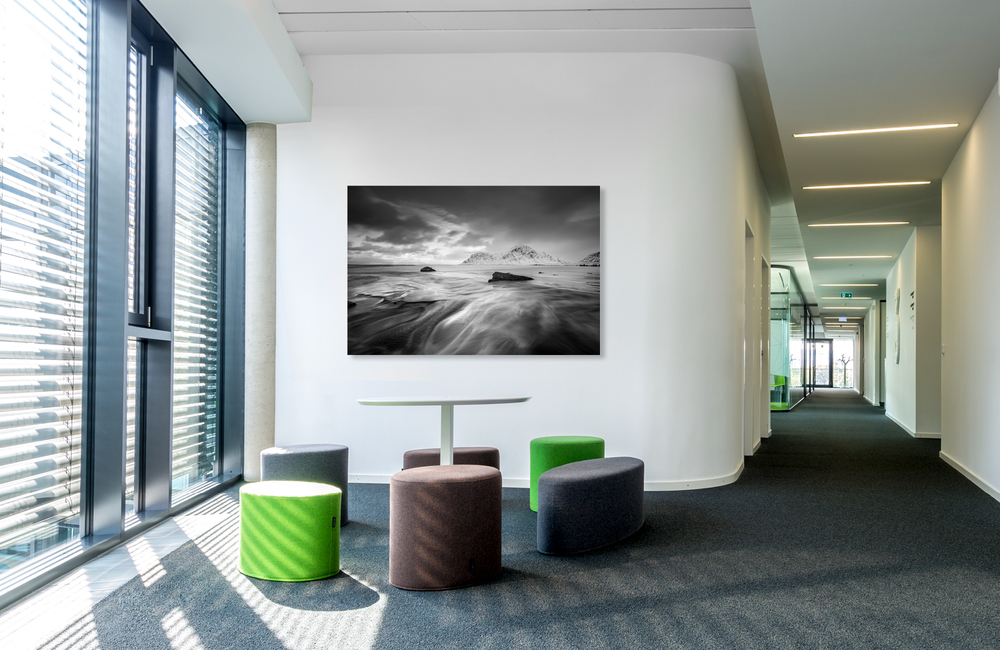 strand flagstad &ndash; Akustikbilder und Schallabsorber von SCHALLSAUGER&reg;