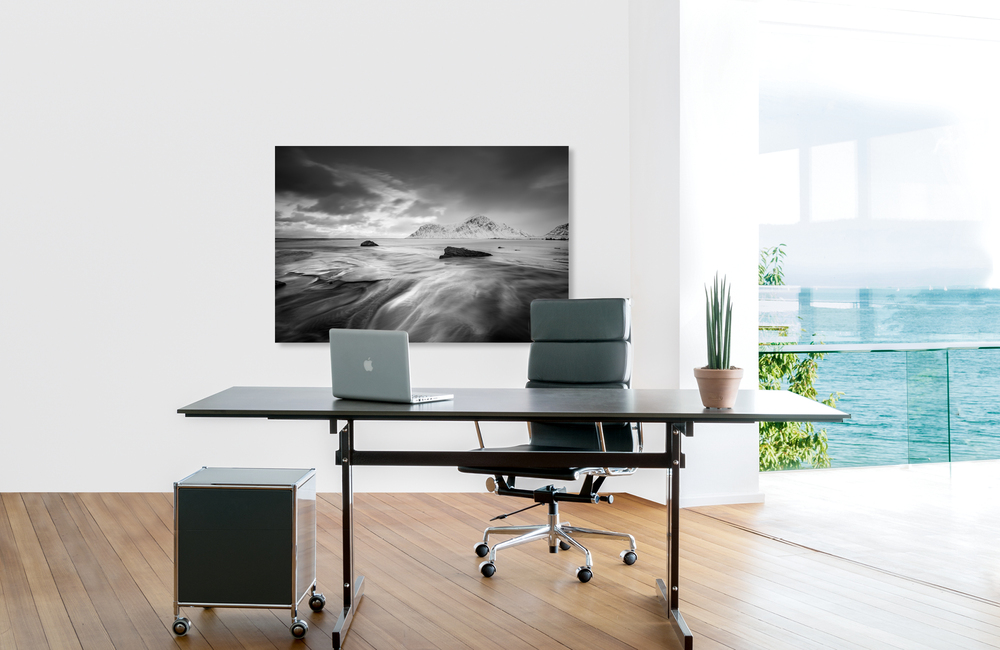 strand flagstad &ndash; Akustikbilder und Schallabsorber von SCHALLSAUGER&reg;