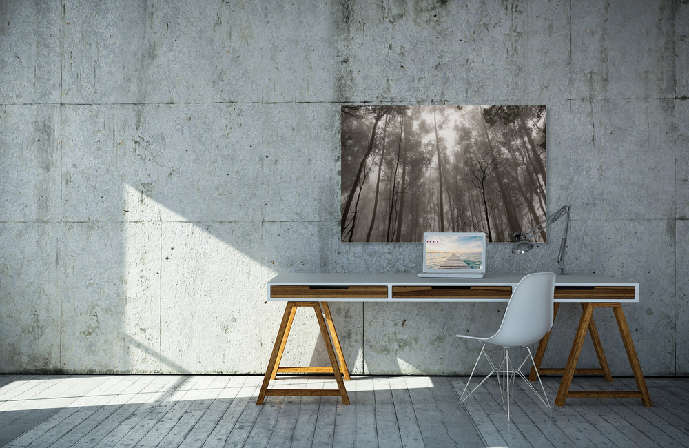 waldnebel &ndash; Akustikbilder und Schallabsorber von SCHALLSAUGER&reg;