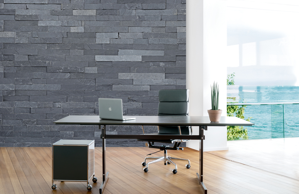 schieferwand &ndash; Akustikbilder und Schallabsorber von SCHALLSAUGER&reg;