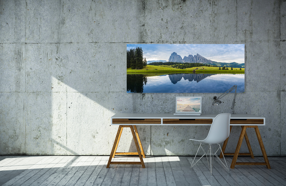 Bergsee seiser alm &ndash; Akustikbilder und Schallabsorber von SCHALLSAUGER&reg;