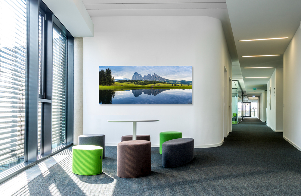 Bergsee seiser alm &ndash; Akustikbilder und Schallabsorber von SCHALLSAUGER&reg;