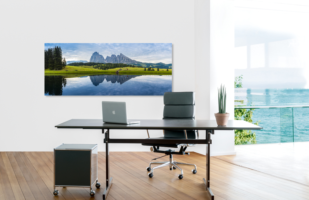 Bergsee seiser alm &ndash; Akustikbilder und Schallabsorber von SCHALLSAUGER&reg;