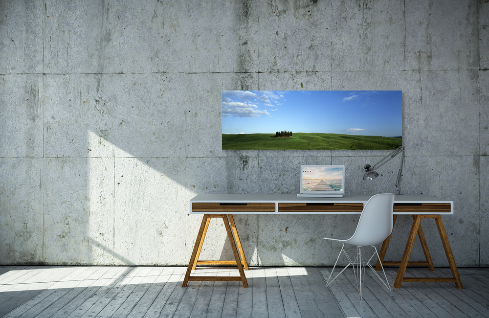 cypressenwald Toskana &ndash; Akustikbilder und Schallabsorber von SCHALLSAUGER&reg;