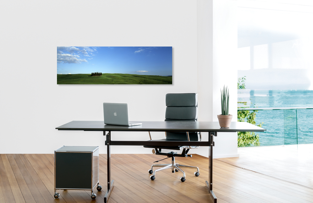 cypressenwald Toskana &ndash; Akustikbilder und Schallabsorber von SCHALLSAUGER&reg;