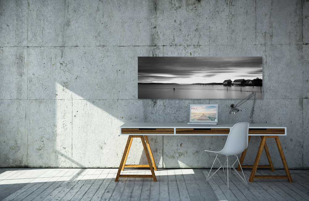 pfahlbauten &ndash; Akustikbilder und Schallabsorber von SCHALLSAUGER&reg;