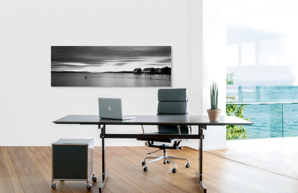 pfahlbauten &ndash; Akustikbilder und Schallabsorber von SCHALLSAUGER&reg;