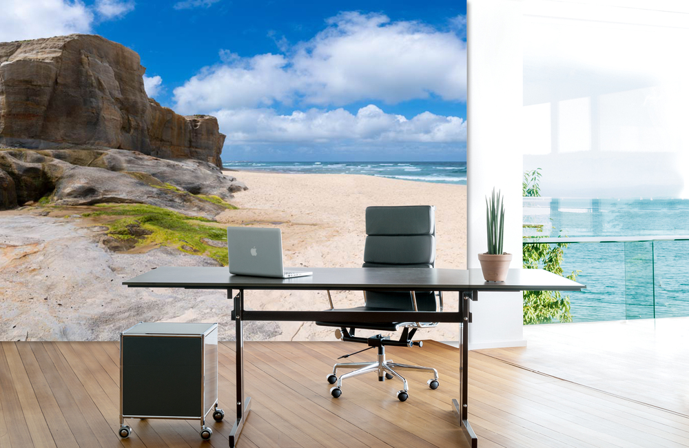 Atlantikk&uuml;ste Sandstrand &ndash; Akustikbilder und Schallabsorber von SCHALLSAUGER&reg;