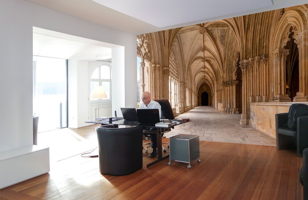 Kreuzgang &ndash; Akustikbilder und Schallabsorber von SCHALLSAUGER&reg;