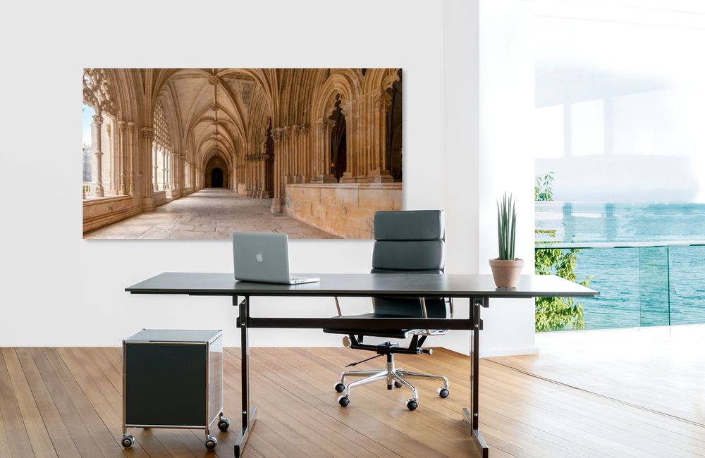 Kreuzgang &ndash; Akustikbilder und Schallabsorber von SCHALLSAUGER&reg;