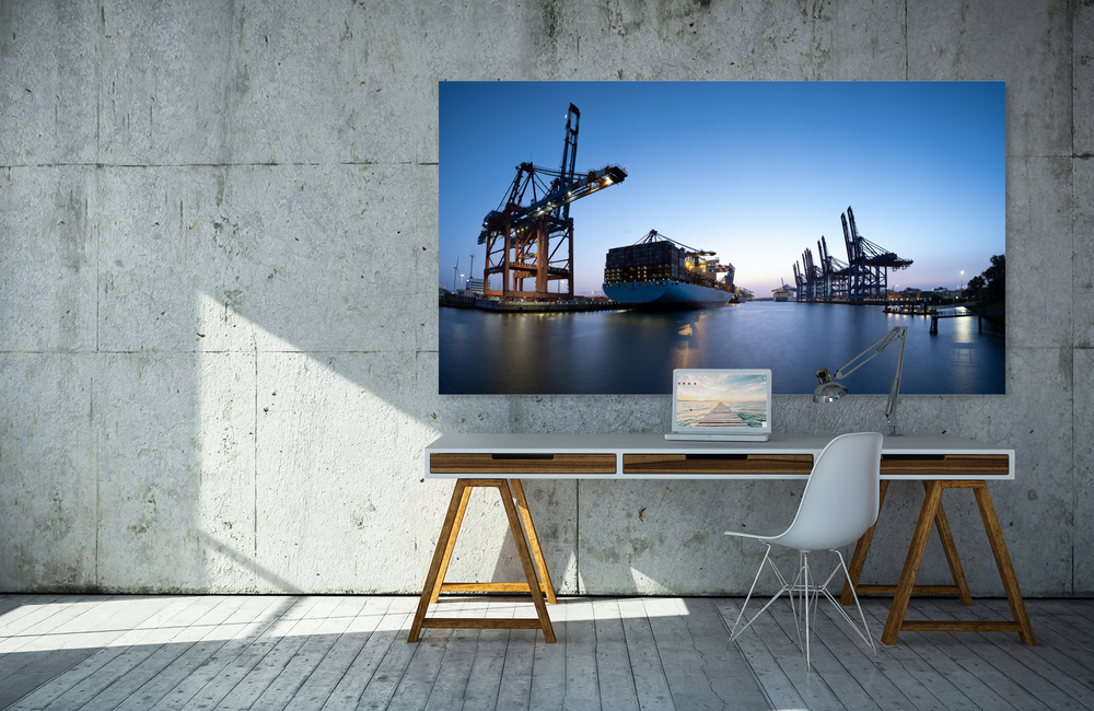 hamburg containerhafen – Akustikbilder und Schallabsorber von SCHALLSAUGER®