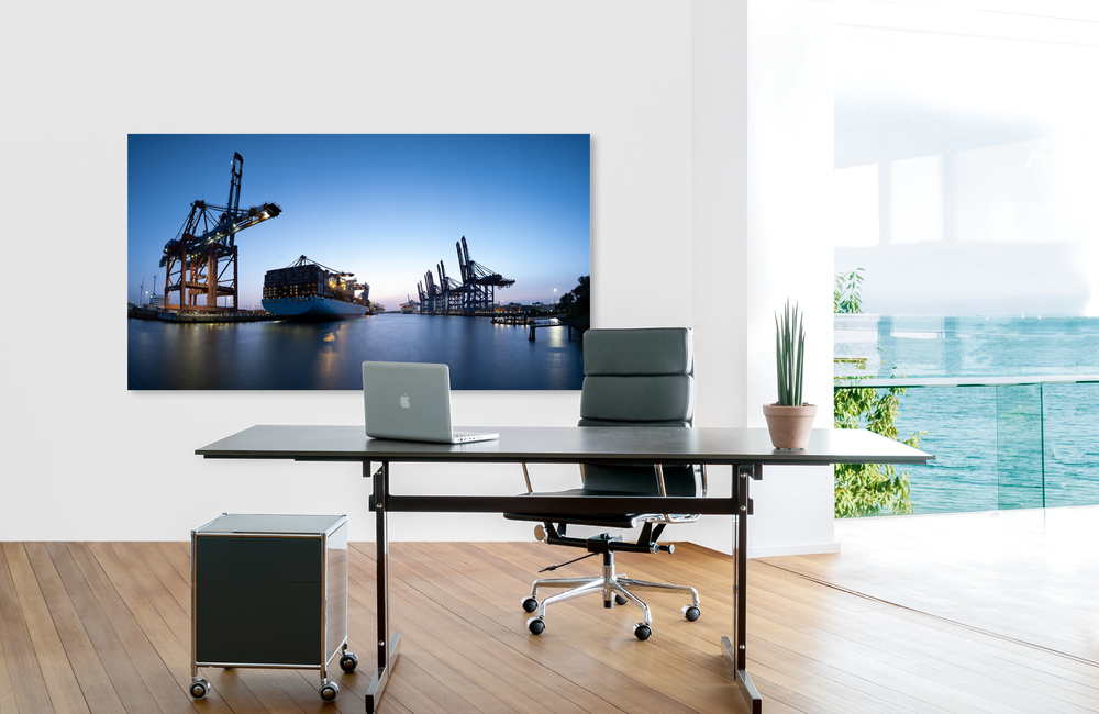 hamburg containerhafen &ndash; Akustikbilder und Schallabsorber von SCHALLSAUGER&reg;