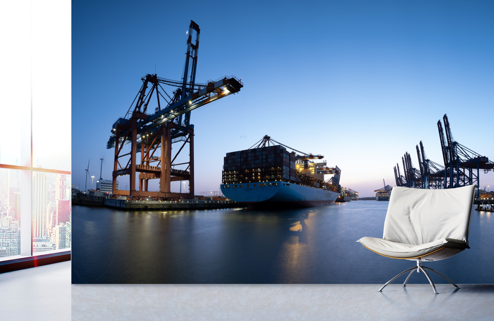 hamburg containerhafen &ndash; Akustikbilder und Schallabsorber von SCHALLSAUGER&reg;