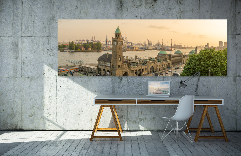 hamburg landungsbr&uuml;cken &ndash; Akustikbilder und Schallabsorber von SCHALLSAUGER&reg;