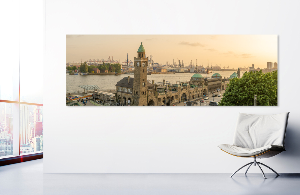 hamburg landungsbr&uuml;cken &ndash; Akustikbilder und Schallabsorber von SCHALLSAUGER&reg;