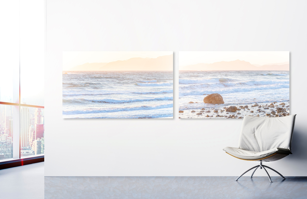 korfu brandung &ndash; Akustikbilder und Schallabsorber von SCHALLSAUGER&reg;