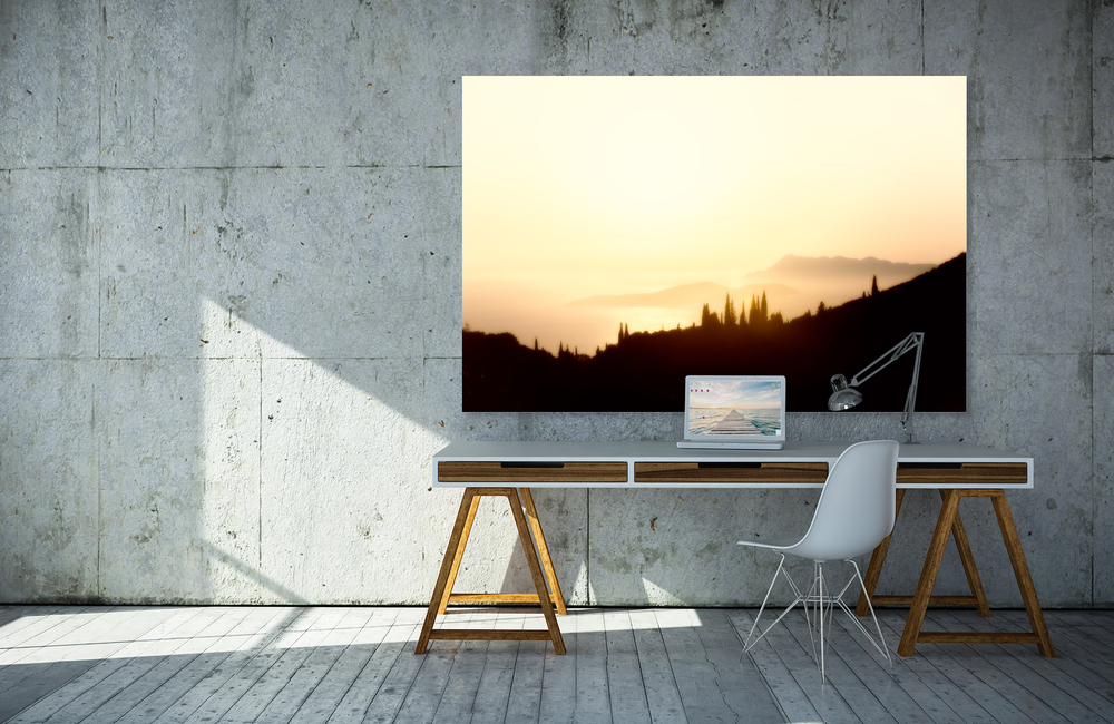 korfu Abendsonne &ndash; Akustikbilder und Schallabsorber von SCHALLSAUGER&reg;