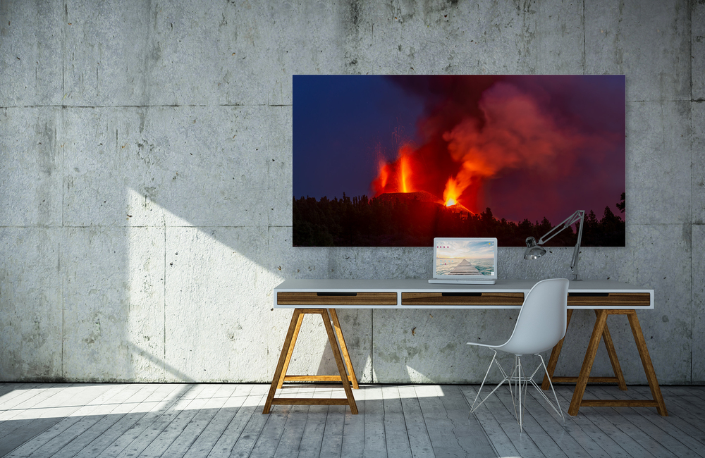 la palma vulkan &ndash; Akustikbilder und Schallabsorber von SCHALLSAUGER&reg;