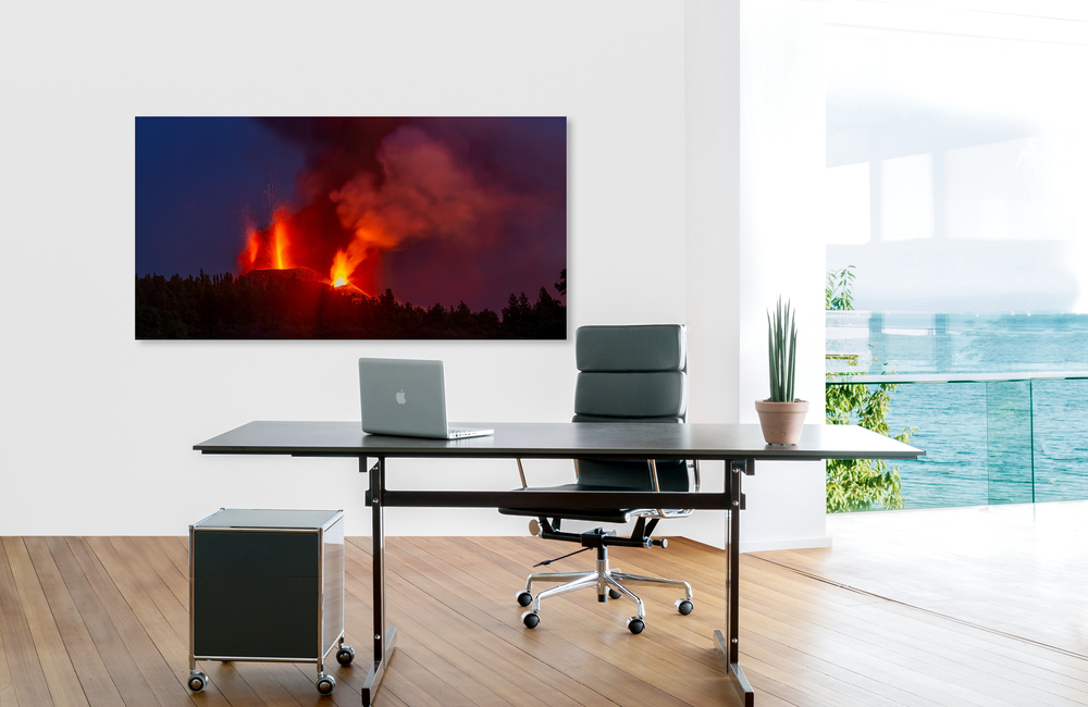 la palma vulkan &ndash; Akustikbilder und Schallabsorber von SCHALLSAUGER&reg;