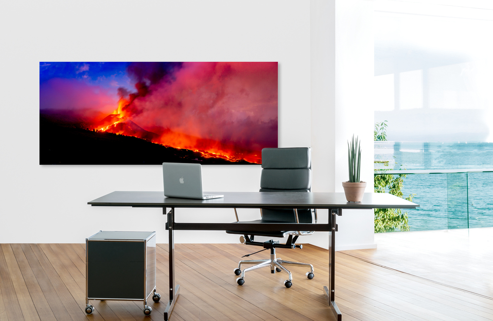 la palma vulkan panorama &ndash; Akustikbilder und Schallabsorber von SCHALLSAUGER&reg;