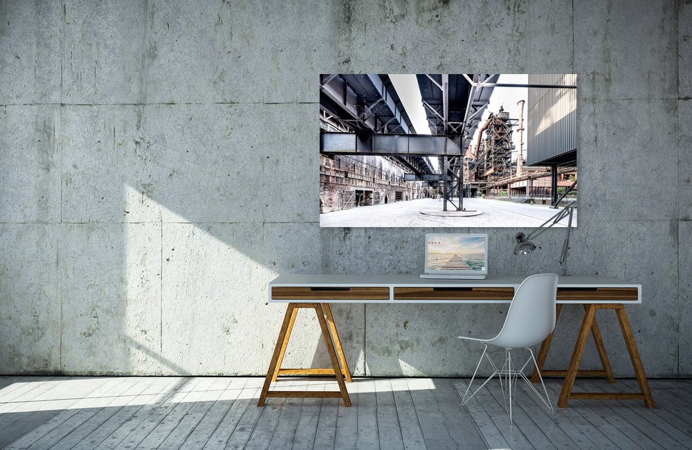 stahlwerk 1 &ndash; Akustikbilder und Schallabsorber von SCHALLSAUGER&reg;