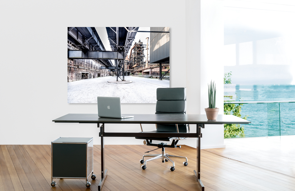 stahlwerk 1 &ndash; Akustikbilder und Schallabsorber von SCHALLSAUGER&reg;