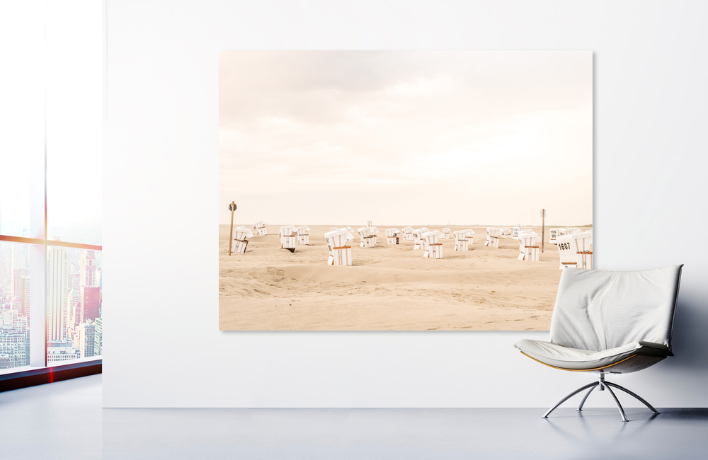 Strandk&ouml;rbe &ndash; Akustikbilder und Schallabsorber von SCHALLSAUGER&reg;