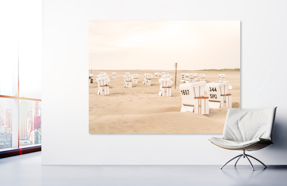 Nordsee Strand k&ouml;rbe &ndash; Akustikbilder und Schallabsorber von SCHALLSAUGER&reg;