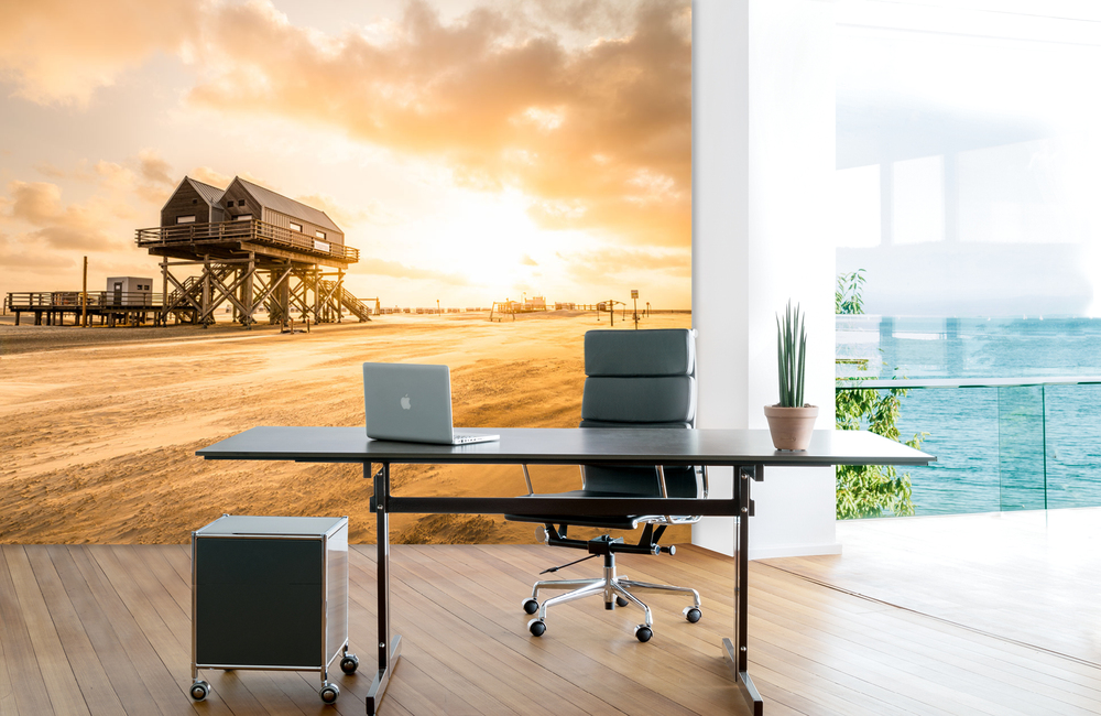 Nordsee Strandhaus &ndash; Akustikbilder und Schallabsorber von SCHALLSAUGER&reg;