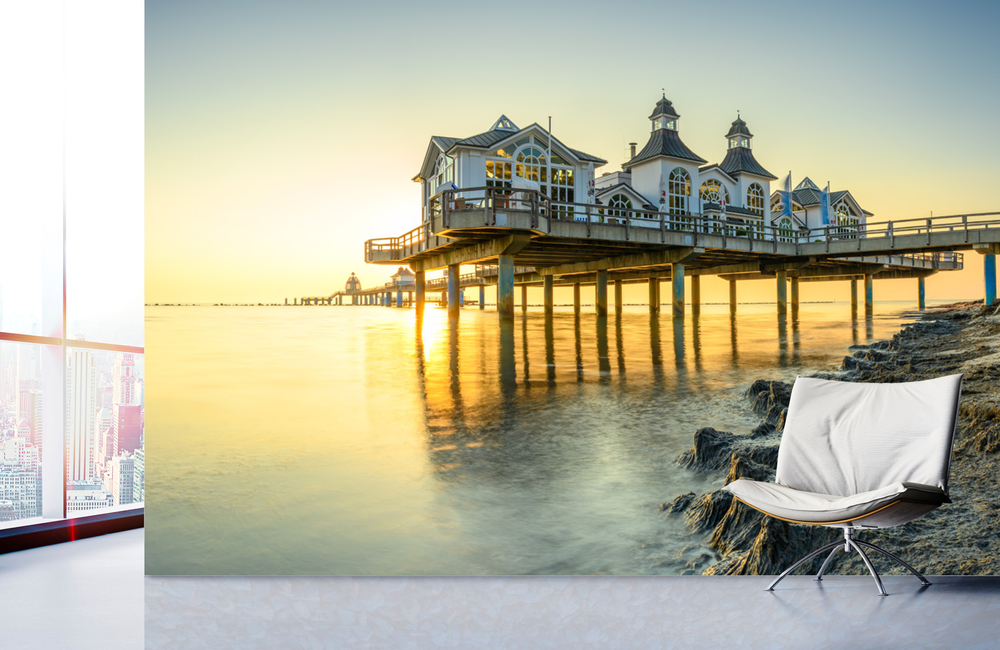 seebr&uuml;cke sellin &ndash; Akustikbilder und Schallabsorber von SCHALLSAUGER&reg;