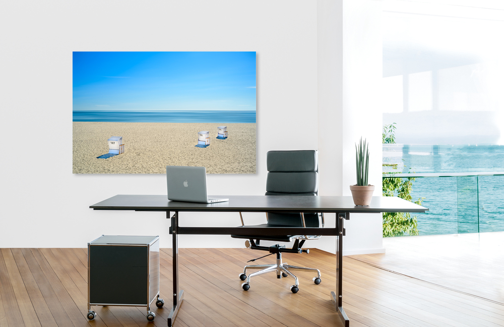 Sylt Strandk&ouml;rbe  &ndash; Akustikbilder und Schallabsorber von SCHALLSAUGER&reg;