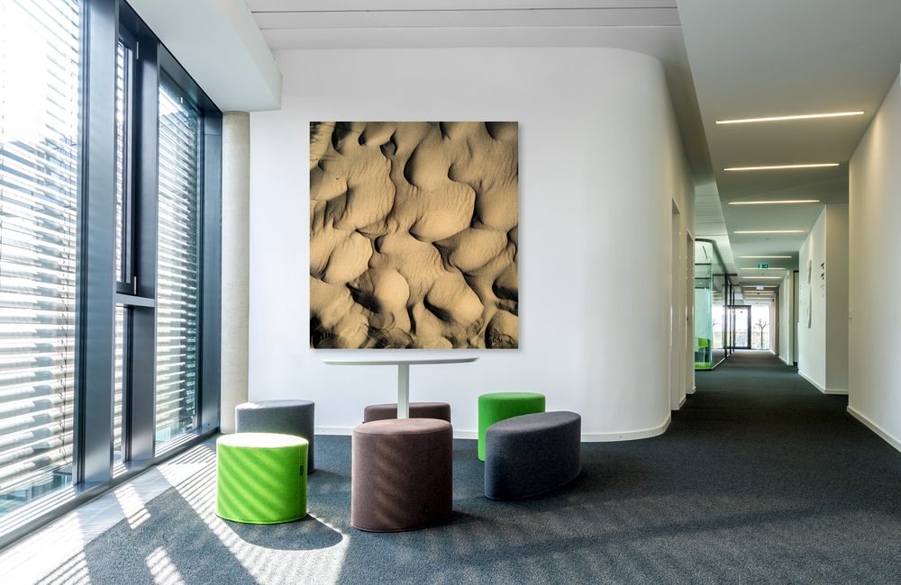 Sandstruktur &ndash; Akustikbilder und Schallabsorber von SCHALLSAUGER&reg;