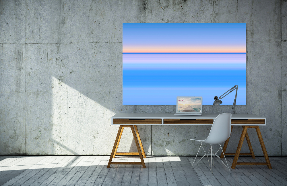 Strand impression 4 &ndash; Akustikbilder und Schallabsorber von SCHALLSAUGER&reg;