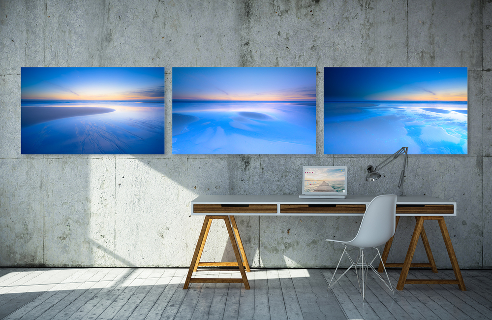 Strand impression 3 &ndash; Akustikbilder und Schallabsorber von SCHALLSAUGER&reg;