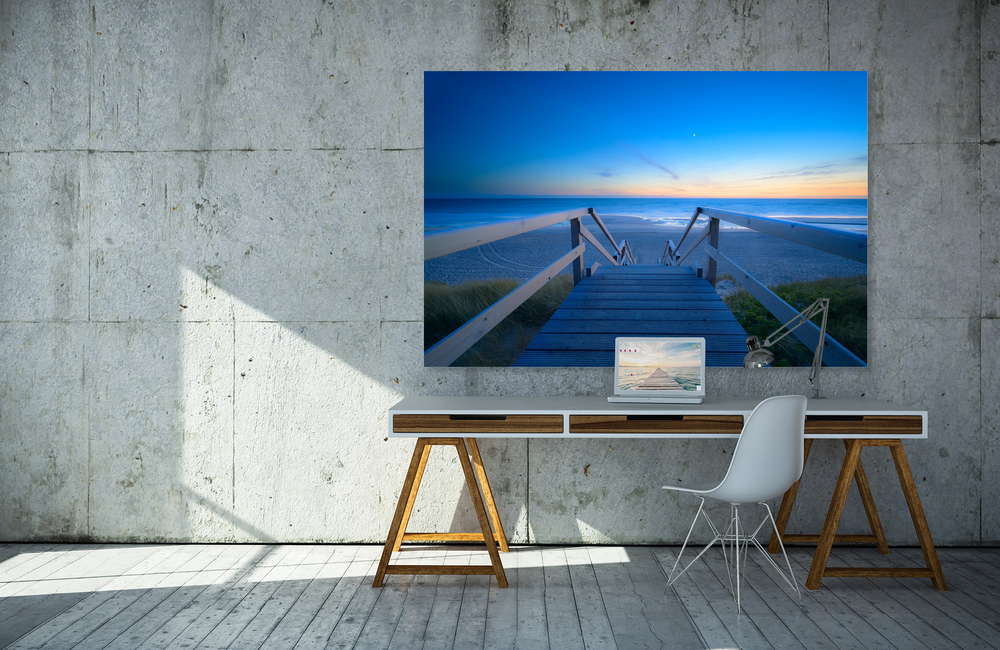 Strand impression 2 &ndash; Akustikbilder und Schallabsorber von SCHALLSAUGER&reg;