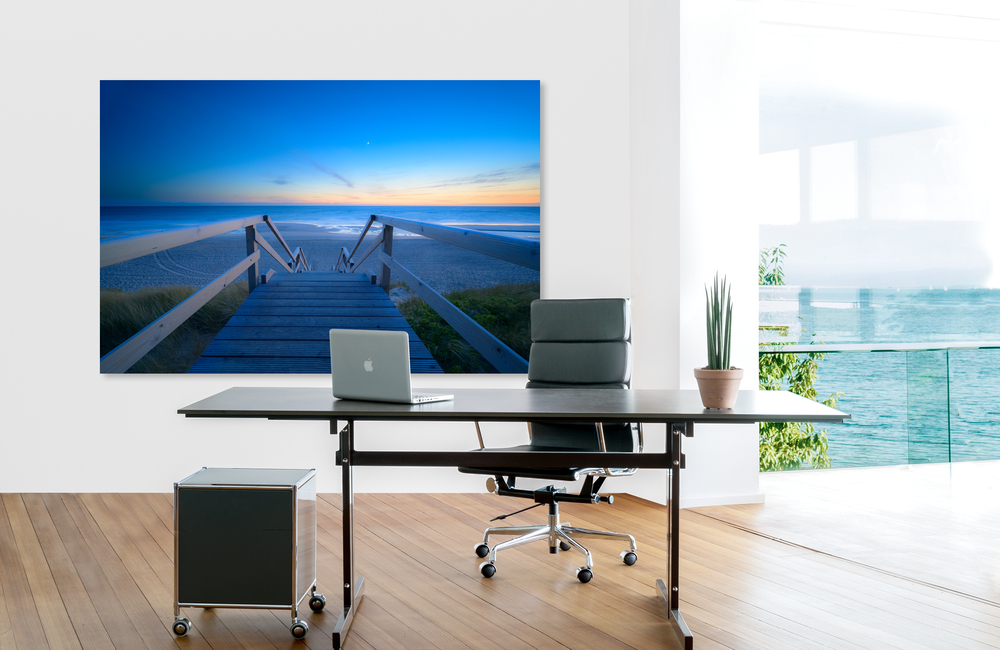 Strand impression 2 &ndash; Akustikbilder und Schallabsorber von SCHALLSAUGER&reg;