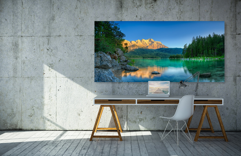 alpen eibsee &ndash; Akustikbilder und Schallabsorber von SCHALLSAUGER&reg;