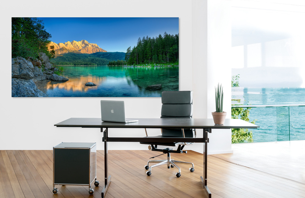 alpen eibsee &ndash; Akustikbilder und Schallabsorber von SCHALLSAUGER&reg;