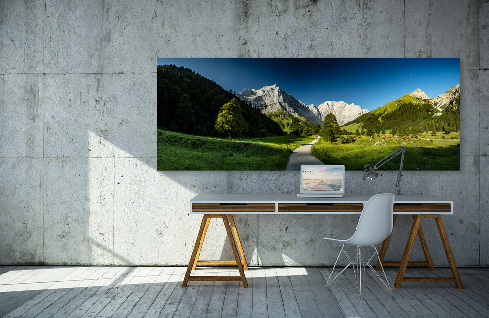 karwendel bergwelt &ndash; Akustikbilder und Schallabsorber von SCHALLSAUGER&reg;