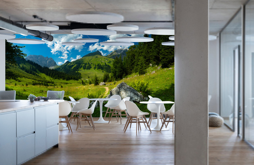 karwendel panoramaweg &ndash; Akustikbilder und Schallabsorber von SCHALLSAUGER&reg;